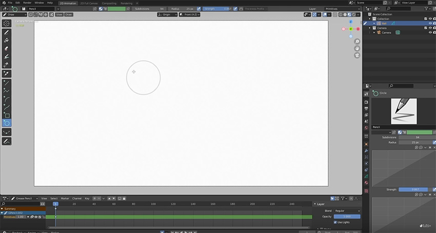 new grease pencil object