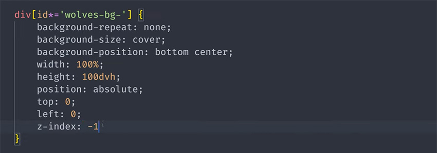 css for different elements