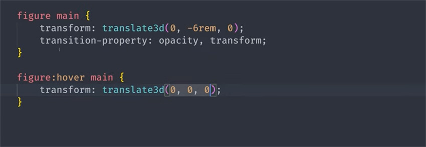 main text transition