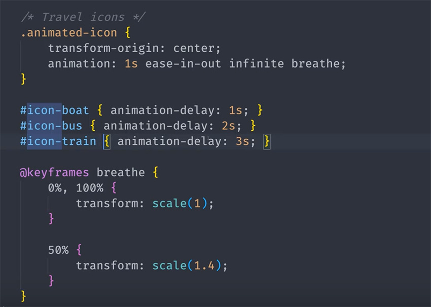breathing effect in css