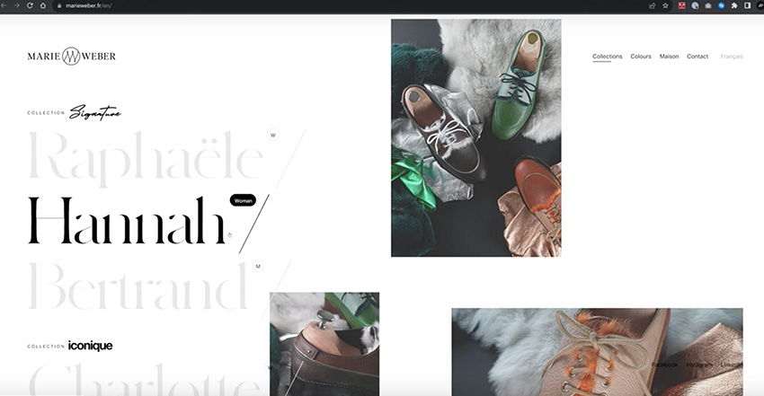 marie weber first page