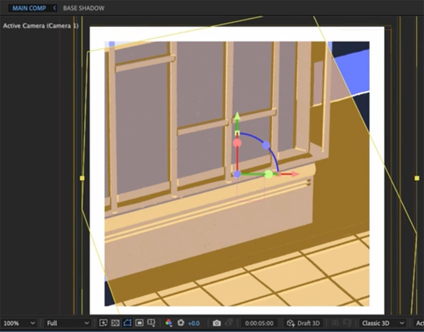 light with opacity and animation