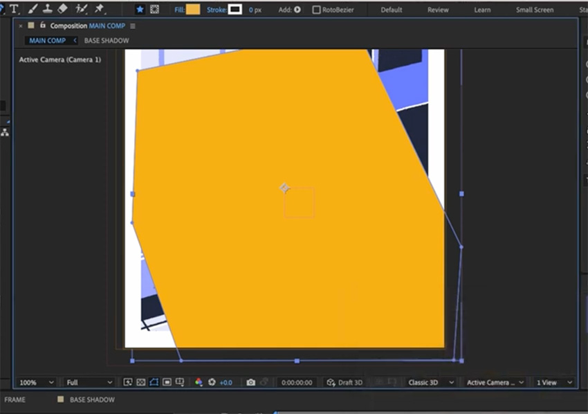draw light shape with pen tool