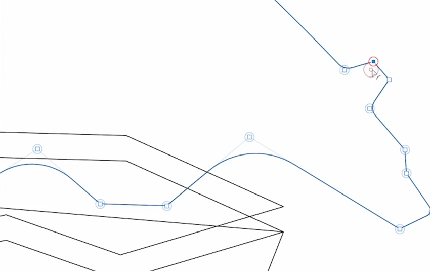 smoothing the corners of the head