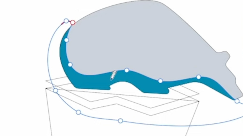 finish shadow with the pencil tool