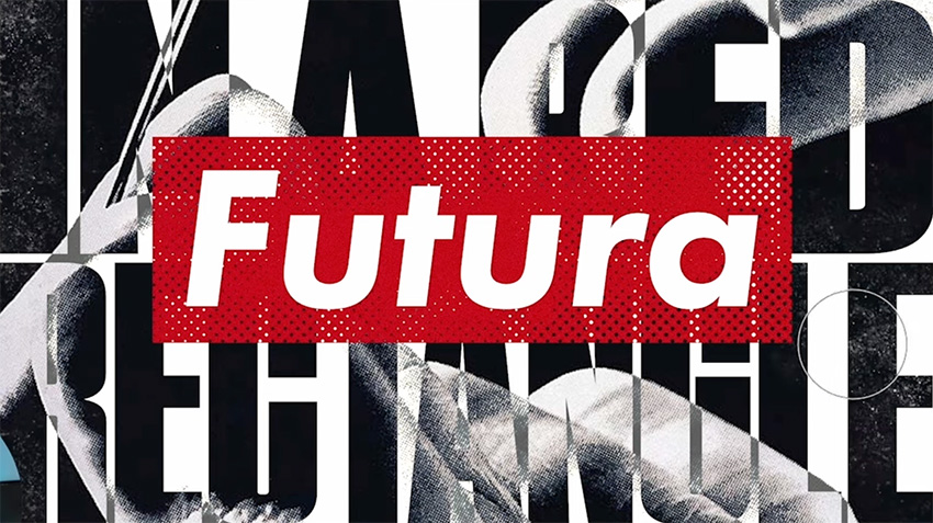 brushing texture onto text