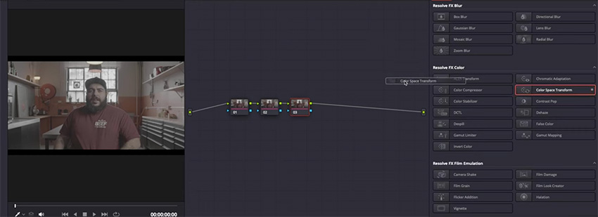 nodes in davinci resolve