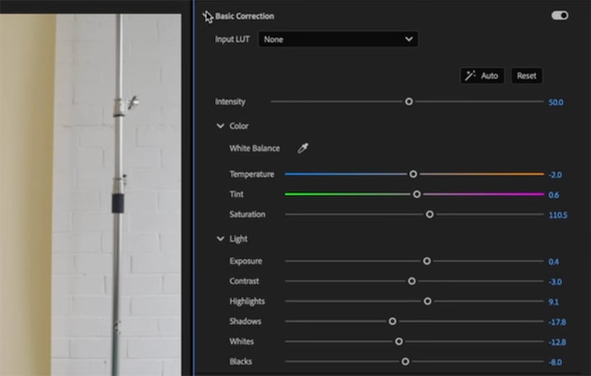 basic color correction