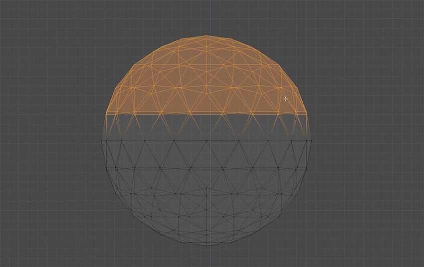 select top of sphere