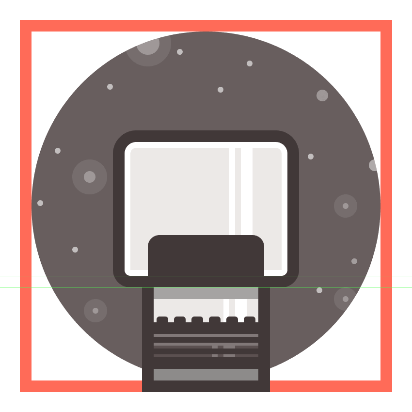 creating and positioning m-os display
