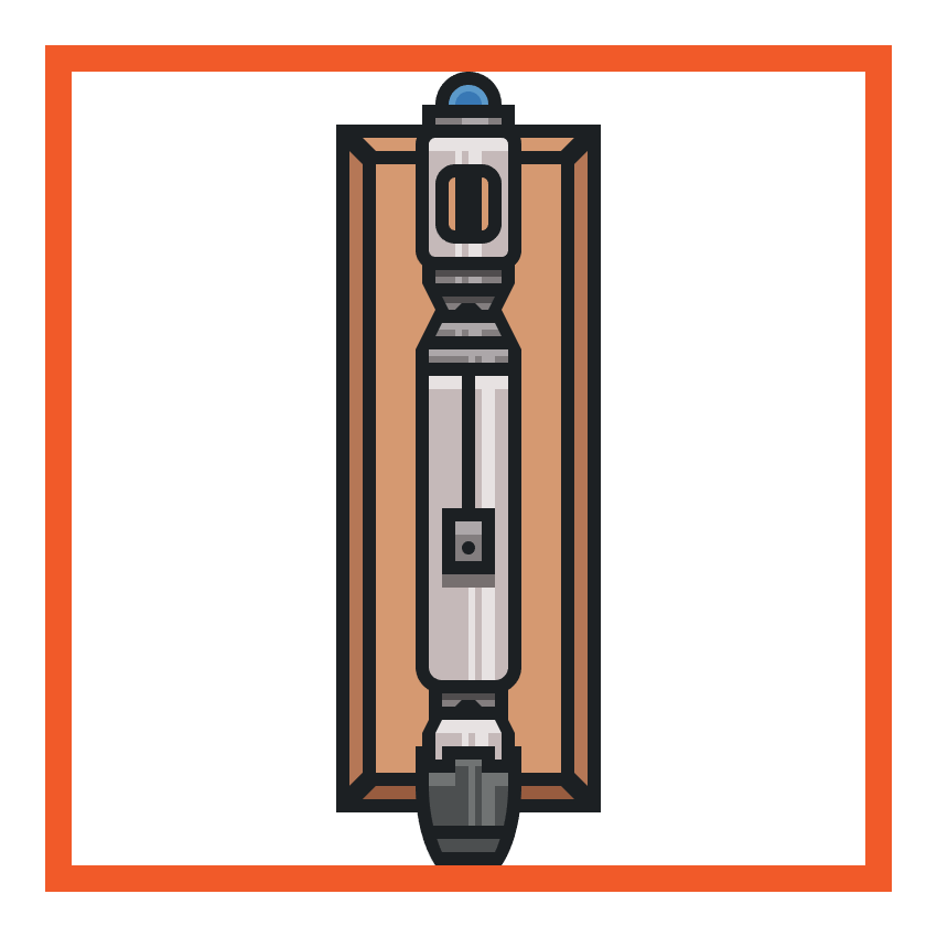 adding the four diagonal rectangles to the screwdrivers stand