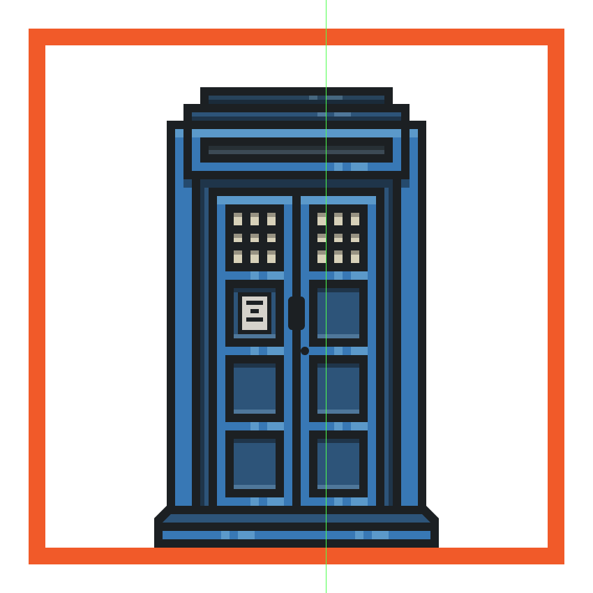 adding the second section to the time machines upper body