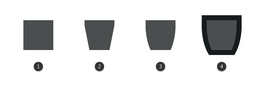 adjusting the main shape of the screwdrivers bottom section