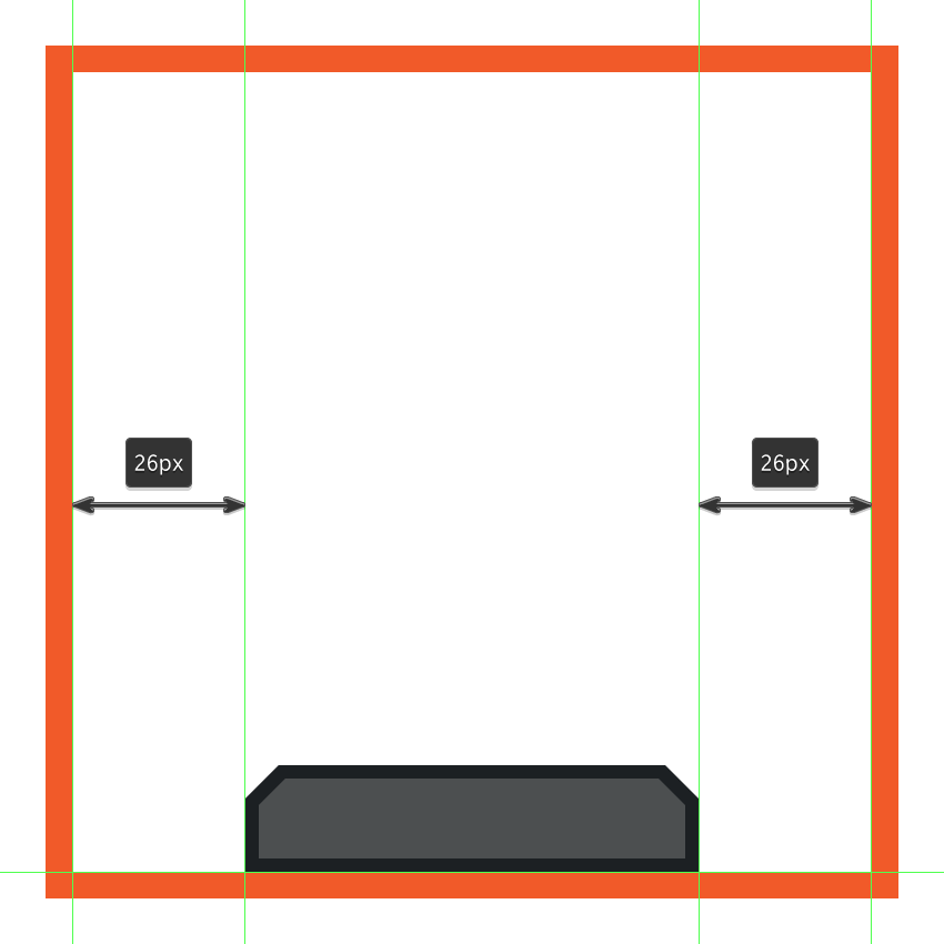 creating and positioning the main shapes for the daleks bottom section