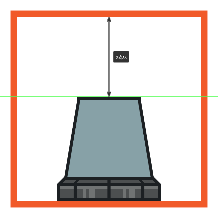 creating and positioning the main shapes for the daleks body