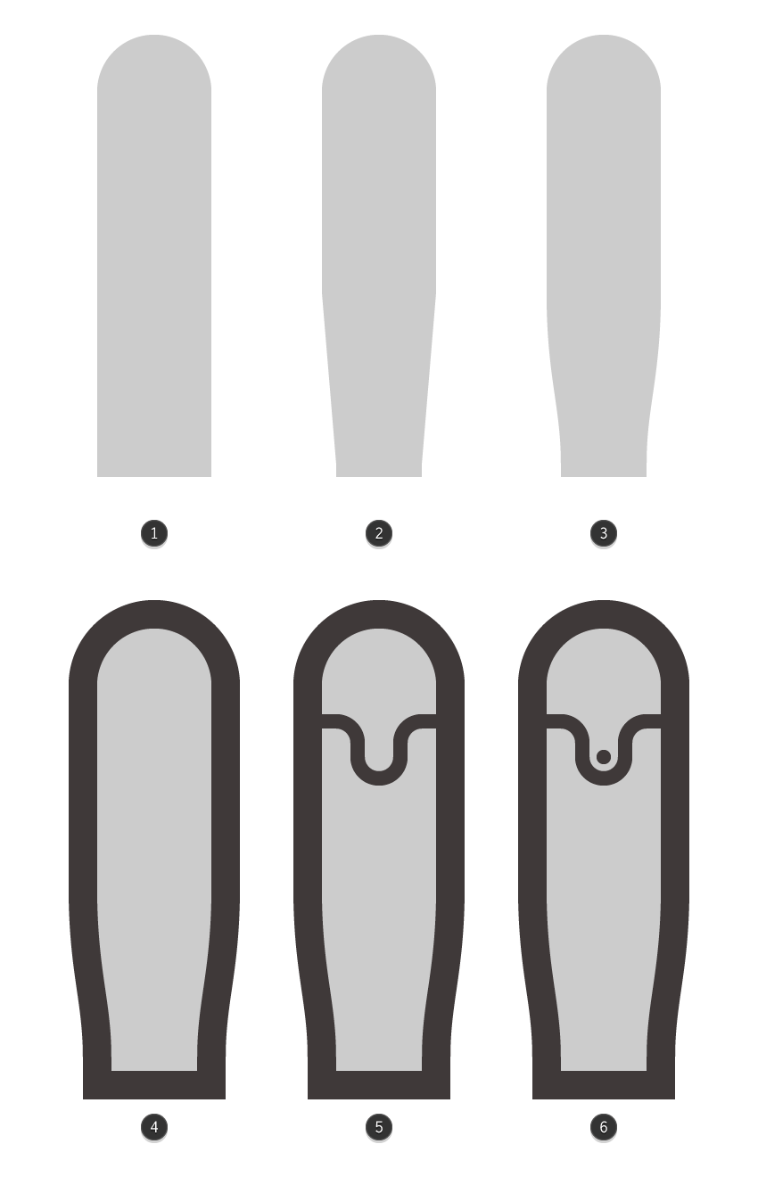 adding details to the chainsaws blade