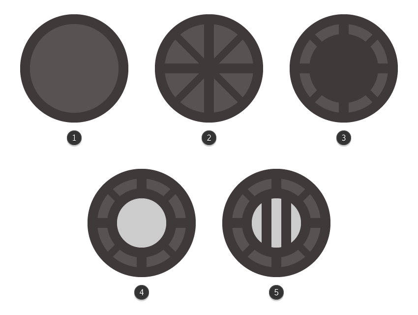 adding details to the chainsaws side section