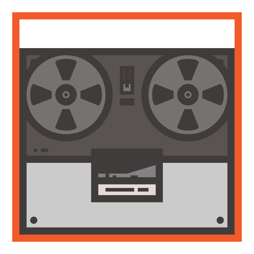 adding details to the tape recorders mechanism case