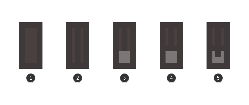adding details to the tape recorders top slider