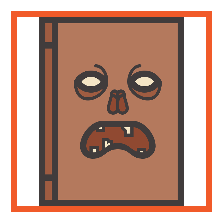 adding the crooked teeth to the necronomicons mouth