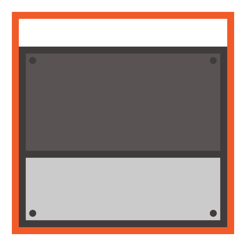 adding the little screws to the tape recorders main body