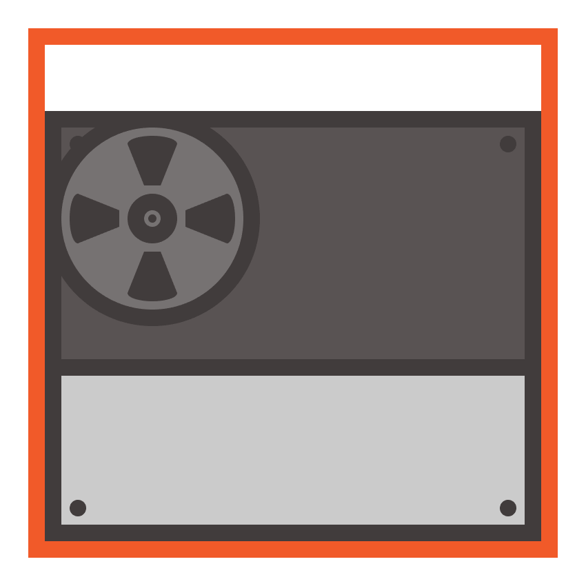 adding the remaining cutouts to the tape recorders left reel wheel