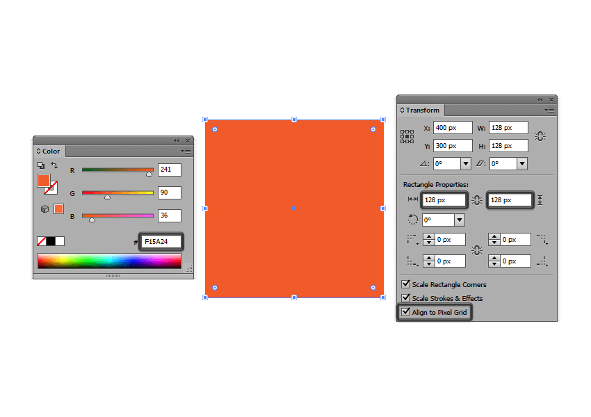 creating the main shape for the reference grid