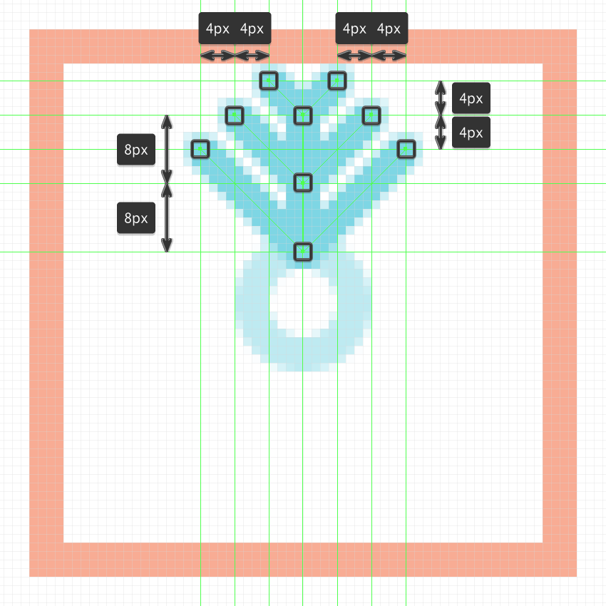 Image: https://cms-assets.tutsplus.com/uploads/users/523/posts/29775/image/adding-the-second-details-to-the-upper-segment-of-the-third-snowflake's-vertical-section.png adding the top segments to the third snowflake