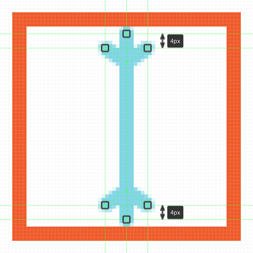 Image: https://cms-assets.tutsplus.com/uploads/users/523/posts/29775/image/creating-and-positioning-the-main-shape-for-the-bottom-detail-of-the-first-snowflake.png adding the bottom segment to the first snowflake