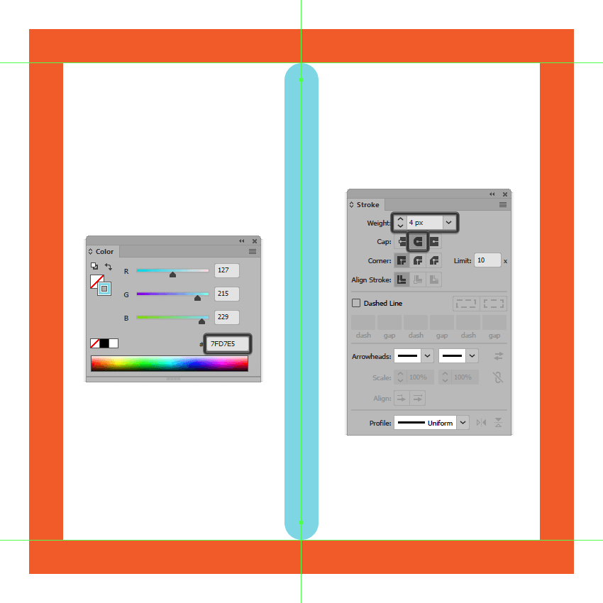 Image: https://cms-assets.tutsplus.com/uploads/users/523/posts/29775/image/creating-and-positioning-the-main-shape-for-the-vertical-section-of-the-first-snowflake.png creating the shape for the vertical section for the first snowflake