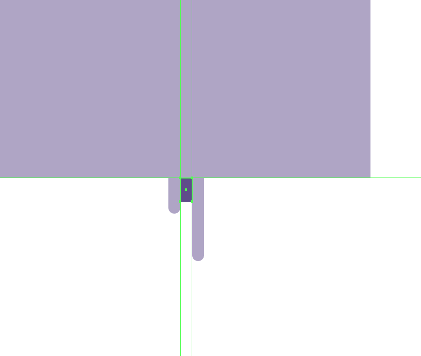 adding the middle section to the first paint drip