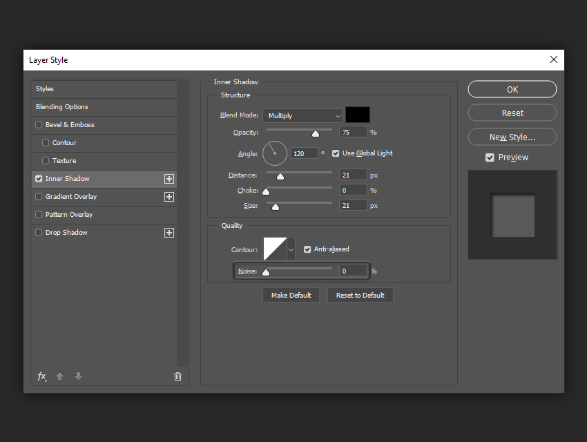 shadow noise example