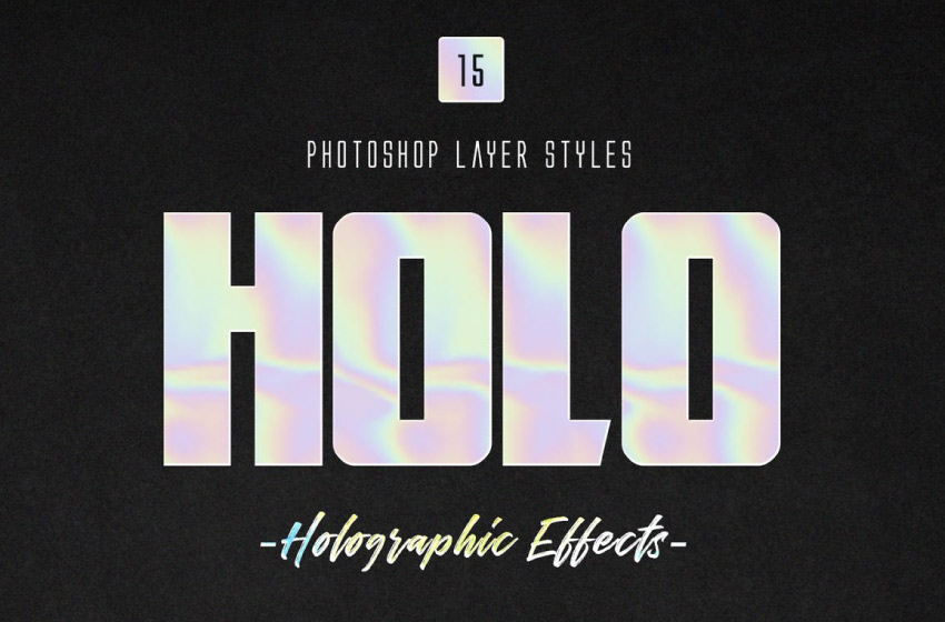 holo photoshop layer styles