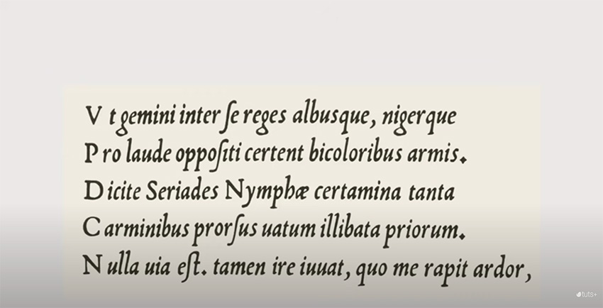 In the 15th century, italic weights were created to maximize the limited space on the pages.
