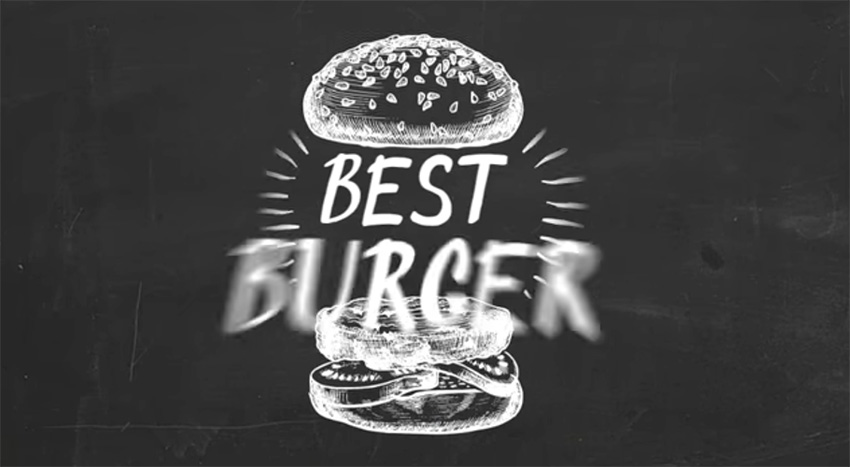 Have the burger part and text fly in...