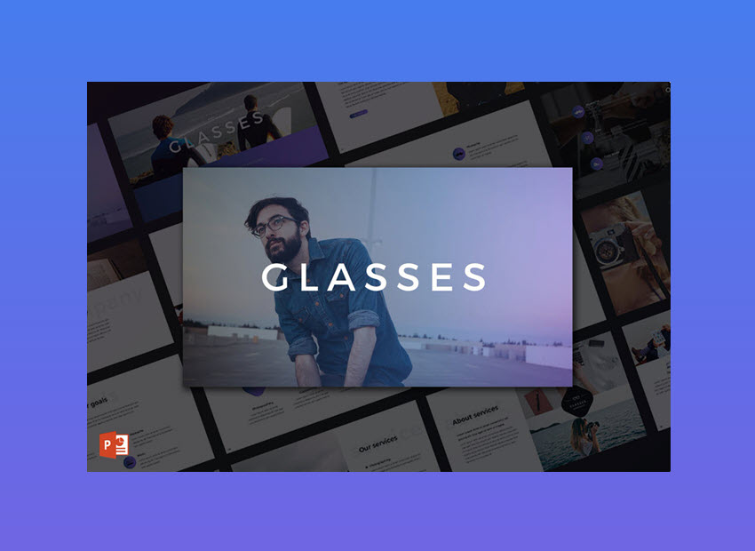 Glasses PowerPoint Template