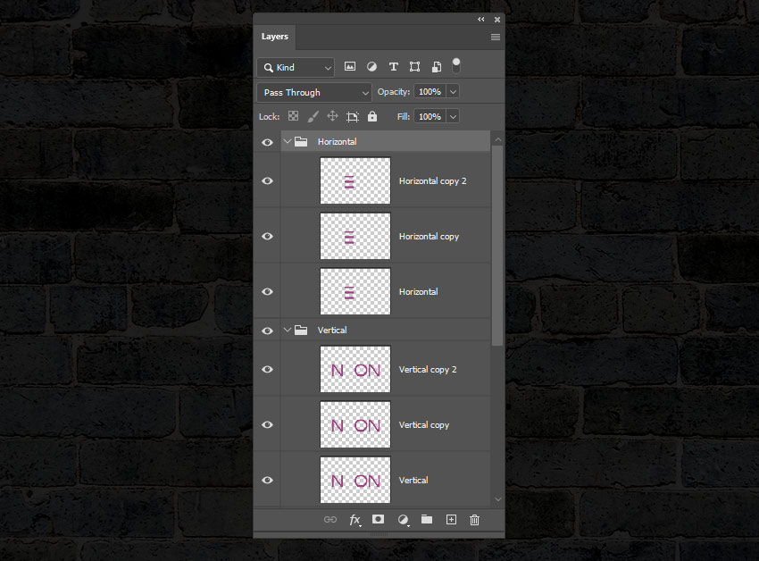 Duplicate and Group Layers