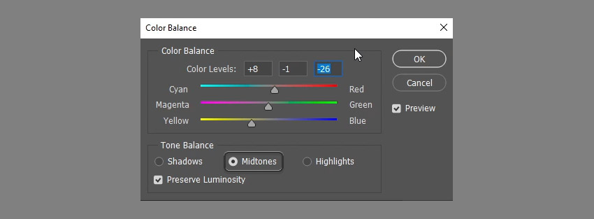 Adjusting the Color Balance