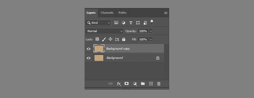 Duplicating the Background Layer
