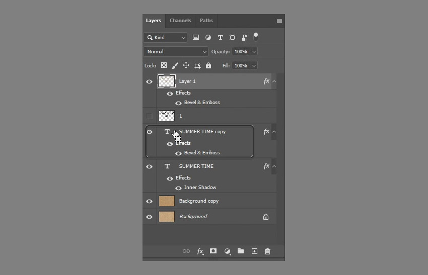 Modify the Selection