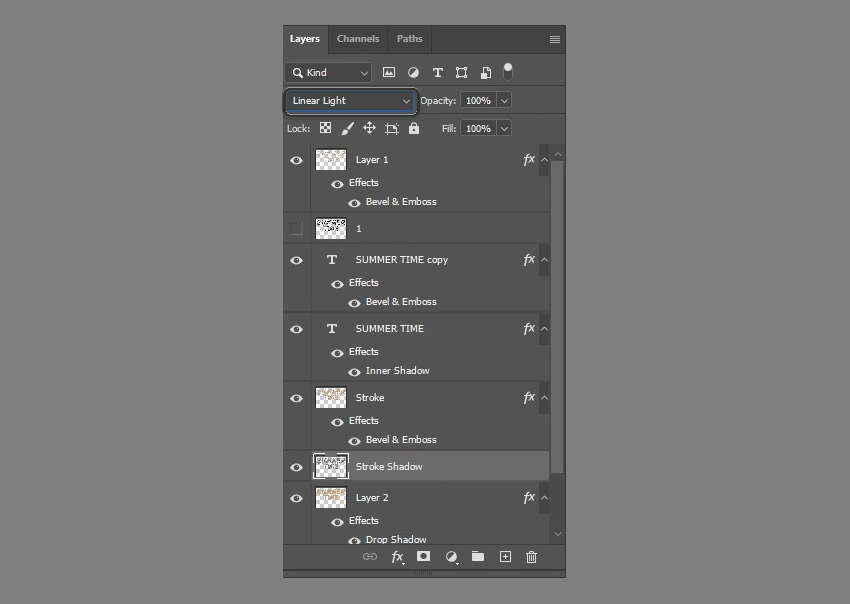 Modify the Stroke Shadow