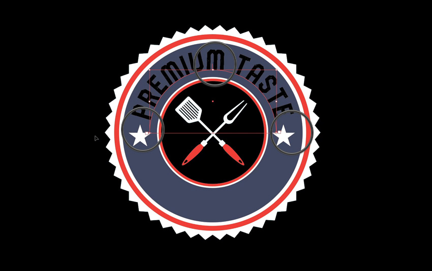 change text boundaries