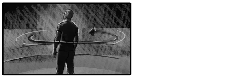 Orbit storyboard shot around subject