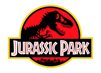 Image of original Jurassic Park logo 