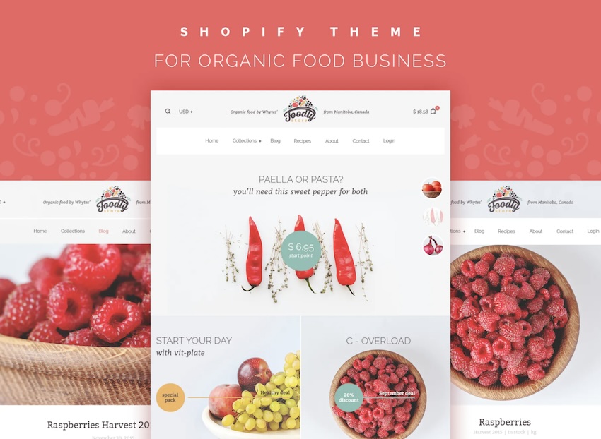 foodly shopify theme for sale