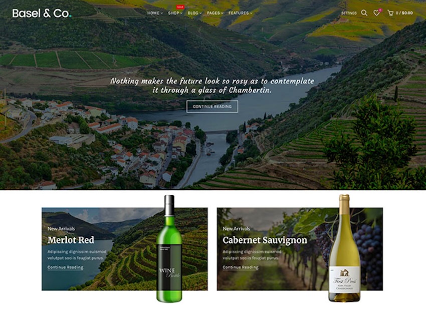 basel ecommerce Shopify template