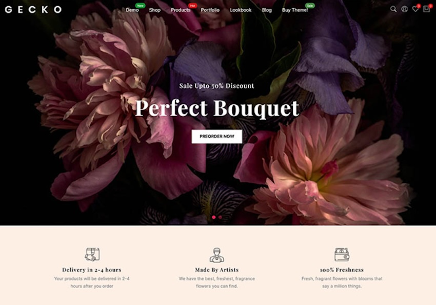 gecko shopify template