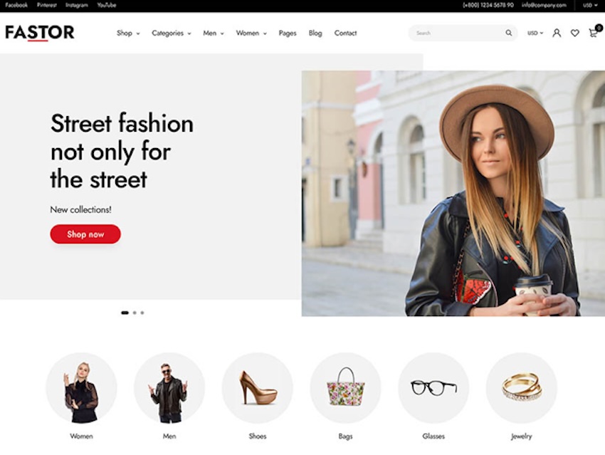 fastor shopify template