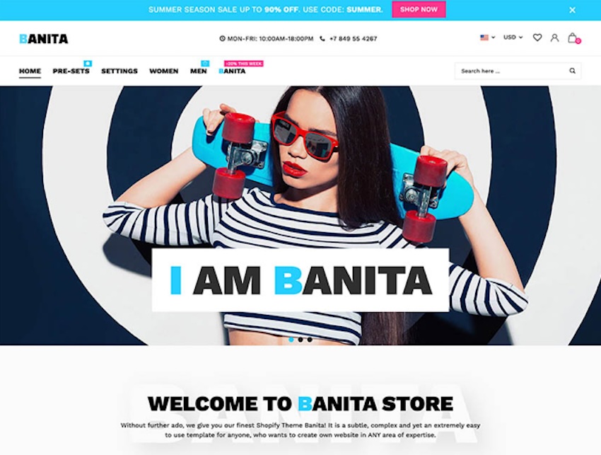 banita shopify template