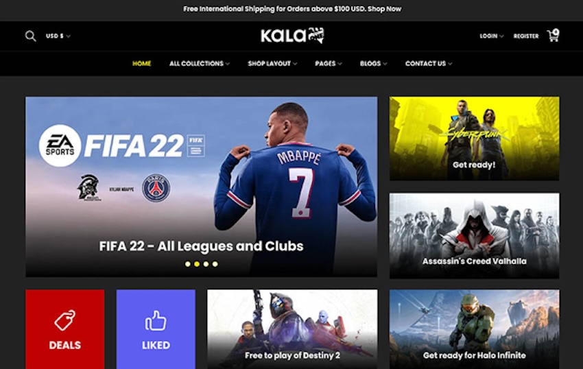 kala shopify template